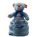 Nappy Cake Bear Blue